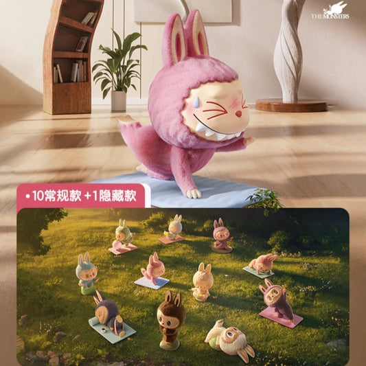 Blind Box Labubu The Monsters Lazy Yoga Series